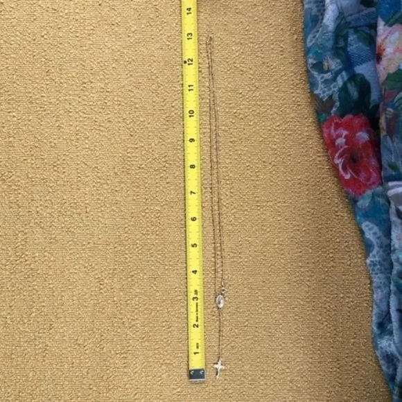 Cross Christ Rosary Catholic 18k Gold Plated Solid 925 Sterling Silver New NWT - Picture 5 of 6